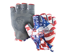 Fish Monkey® Stubby Guide Glove - Americana Small