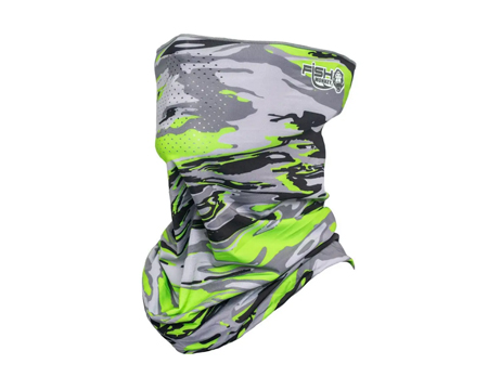 Fish Monkey&reg; Performance Face Guard - Voodoo Swamp Green