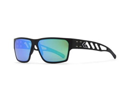 Gatorz Delta M4 Sunglasses Brown Polarized with Green Mirror Lens