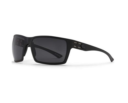 Gatorz Marauder Sunglasses - Black Frame Smoke Lenses Polarized 