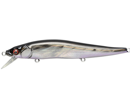 Megabass&reg; Vision 110 Jerkbait - GG Deadly Black Shad