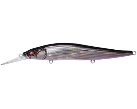 Megabass&reg; Vision 110+1 Jerkbait - GG Deadly Black Shad