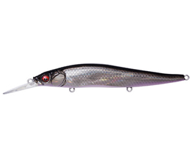 Megabass&reg; Vision 110+1 Jerkbait - GG Deadly Black Shad