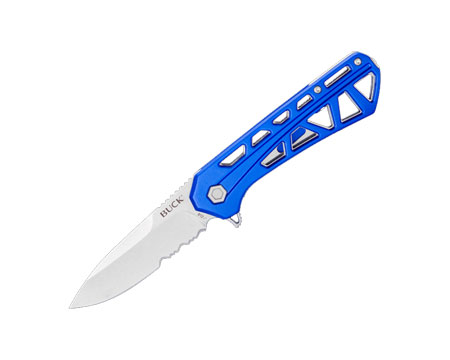 Buck&reg; Trace Serrated - Blue 