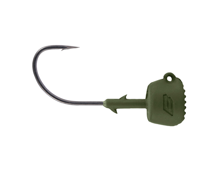 BKK&reg; 1/0 - 1/8 oz. Silent Chaser Draggin' Ned Jighead - Green