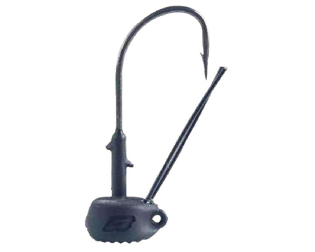 BKK&reg; 1/0 - 1/8 oz. Silent Chaser Draggin' Ned Weedless Jighead - Black