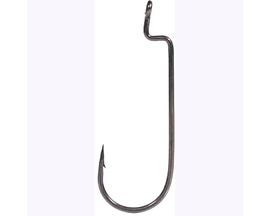 BKK® 1/0 Offset Worm Round Bend Fishing Hook