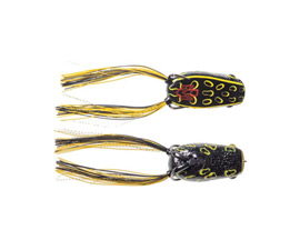 Googan&reg; 2.6 in. Bass Mafia Cannonball Poppin Frog Swimbait - Black & Yellow