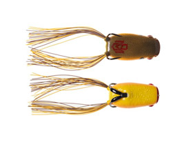 Googan&reg; 2.6 in. Bass Mafia Cannonball Poppin Frog Swimbait - Chartreuse Perch