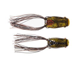 Googan&reg; 2.6 in. Bass Mafia Cannonball Poppin Frog Swimbait - Green Pumpkin Chartreuse