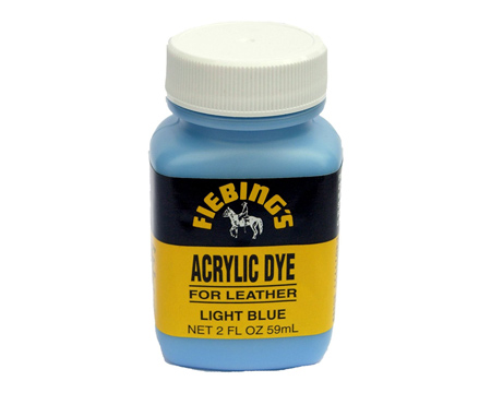 Fiebing&reg; 2 oz. Acrylic Dye For Flexible Leather - Light Blue