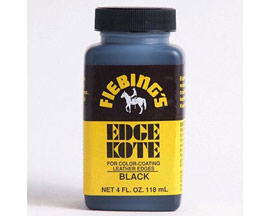 Fiebing&reg; 4 oz. Edge Kote Leather Water Resistant Paint - Black
