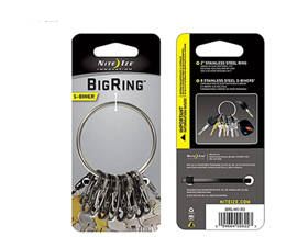 NiteIze&reg; Big Keyring� Stainless Steel S-Biner