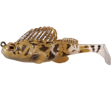 Megabass&reg; Dark Sleeper 3 in 3/4 oz Swimbait - Goby Desert
