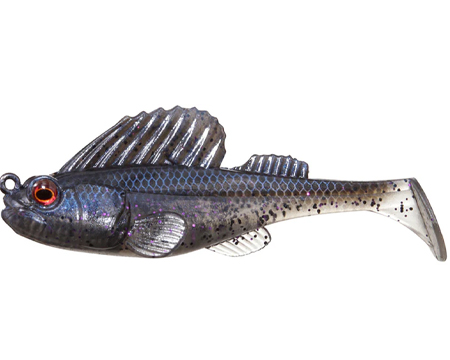 Megabass&reg; Dark Sleeper 3" 3/4 oz Swimbait - Midnight Goby