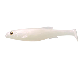 Megabass&reg; Draft Free 5" Albino Pearl Shad