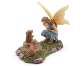 Fairy Garden Snack Time Statuary
