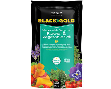 Sungro&reg; Black Gold� 38 Qt. Natural & Organic Flower & Vegetable Soil