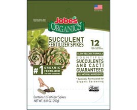 Jobe's Organics&reg; Succulent Fertilizer Spikes - 12 Pack