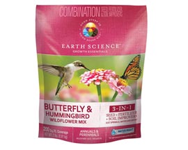 Earth Science&reg; 2 lbs. Growth Essentials Full Seed & Soil Improver - Butterfly & Hummingbird