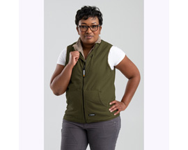 Berne&reg; Women's 3X-Large Canyon Sherpa Lined Vest - Cedar Green