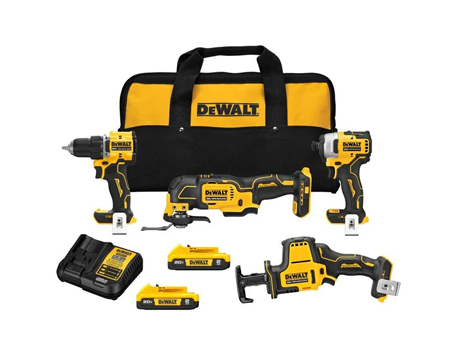 DeWalt&reg; Atomic 20V MAX&reg; 4 Tool Combo Kit