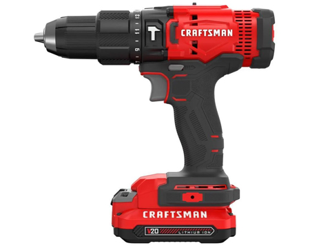 Craftsman&reg; V20 20V Brushed Cordless Hammer Drill Kit