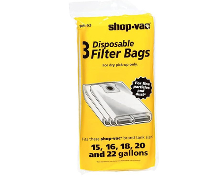 Shop-Vac&reg; Filter Bags 15-22 Gallon 3 Pack