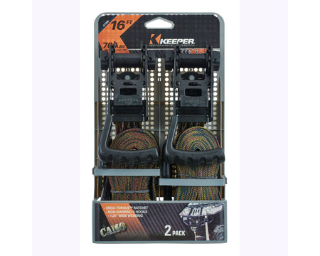 Keeper&reg; 16 ft. 700 lb. Tie Down Straps - Camo