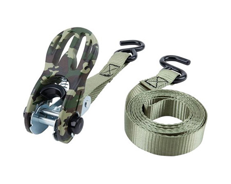 Wilmar LLC&reg; 1 in. X 10 ft. Performance Tool Tie Downs 2 Pk - Olive Green Camo