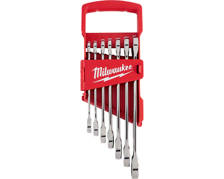 Milwaukee&reg; 7 Piece Ratcheting Combination Wrench Set