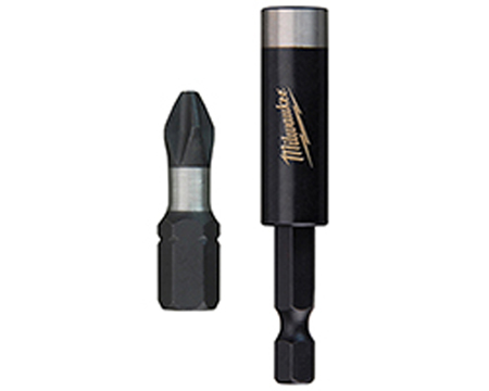 Milwaukee&reg; Magnetic Shockwave Impact Duty Bit Tip Holder Insert Bits