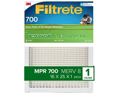 Filtrete&reg; 16 in. X 25 in. Fiberglass 8 MERV Pleated Air Filter