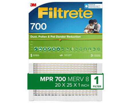 Filtrete&reg; 20 in. X 25 in. Fiberglass 8 Merv Pleated Air Filter