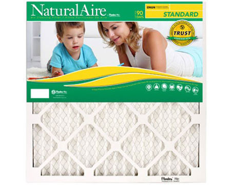 NaturalAire&reg; 14 in. X 20 in. Polyester Synthetic 8 Merv Pleated Air Filter 
