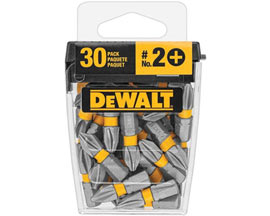 DeWalt&reg; 2 in. X 1 in. Maxfit Phillips Tool Steel Insert Bit Hex Shank - 30 Pack