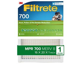 Filtrete&reg; 16 in. X 20 in. Polpropylene 700 MPR Pleated Air Filter