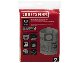 Craftsman&reg; 6 & 9 Gallon Vacuum Bags