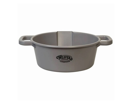 Weaver&reg; Large Round Feed Pan - Gray