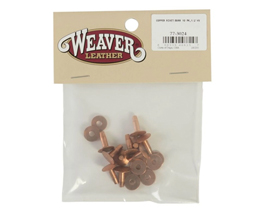 Weaver Leather&reg; #9 Copper Rivets 10 Pack