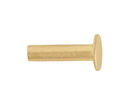 Weaver Leather&reg; #104 Tubular Rivets - Brass 6/16"