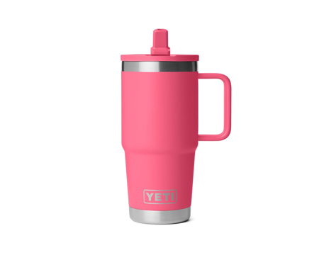 YETI&reg; Rambler 20 oz Travel Straw Mug - Tropical Pink