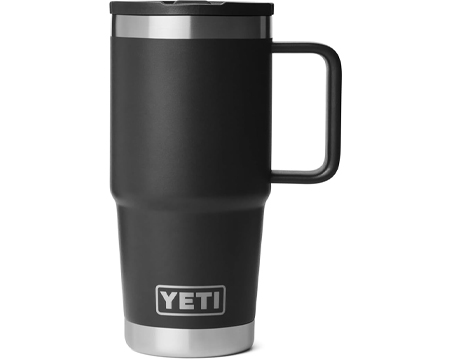 YETI&reg; Rambler 20 oz Travel Mug with Flip Straw Lid - Black