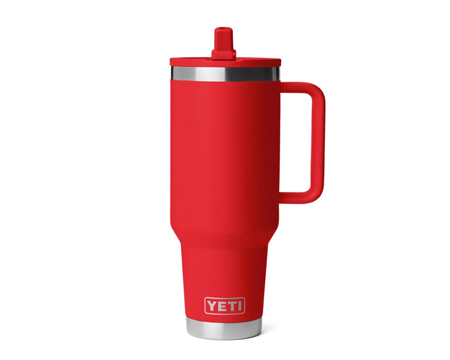 YETI&reg; Rambler 40 oz Travel Straw Mug - Rescue Red