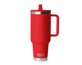 YETI&reg; Rambler 40 oz Travel Straw Mug - Rescue Red