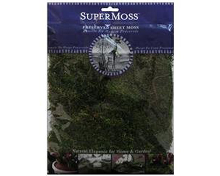 SuperMoss&reg; 2 oz. Sheet Moss Preserved - Fresh Green