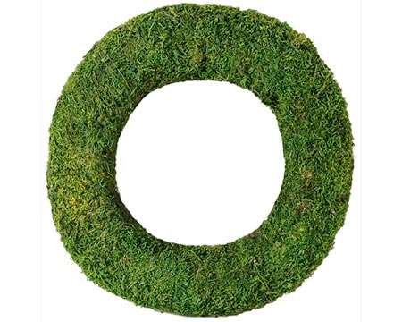 SuperMoss&reg; 12 in. Natural Sheet Moss Wreath 