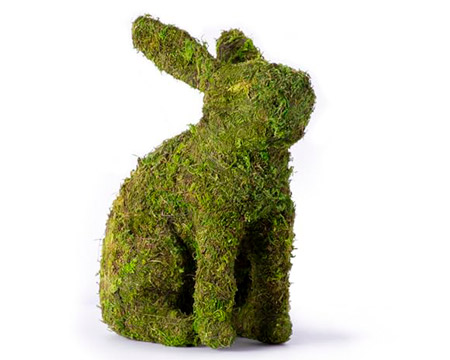 SuperMoss&reg; 14 in. X 6 in. Decorative Moss Plantable Bunny