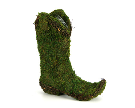 SuperMoss&reg; Cowboy Boot Moss Planter