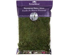 SuperMoss&reg; 8 oz. Perserved Sheet Moss - Fresh Green